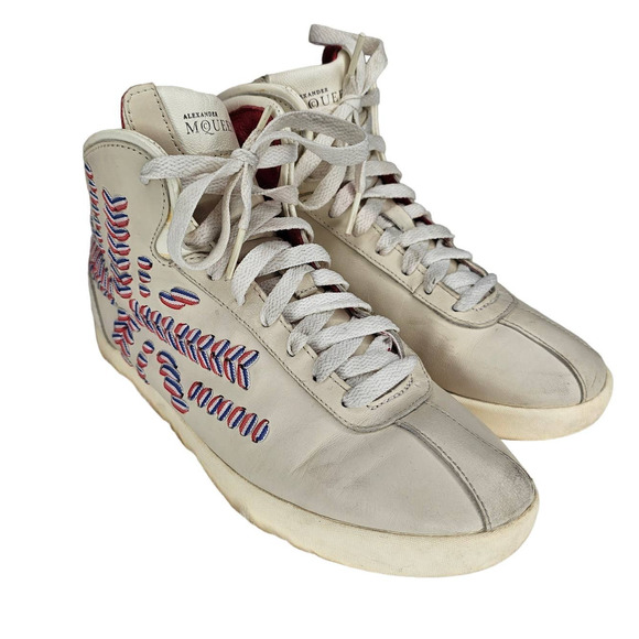 Puma Alexander McQueen AMQ Medius MID Leather Women's Shoes US 6 Women's Used - Picture 1 of 8
